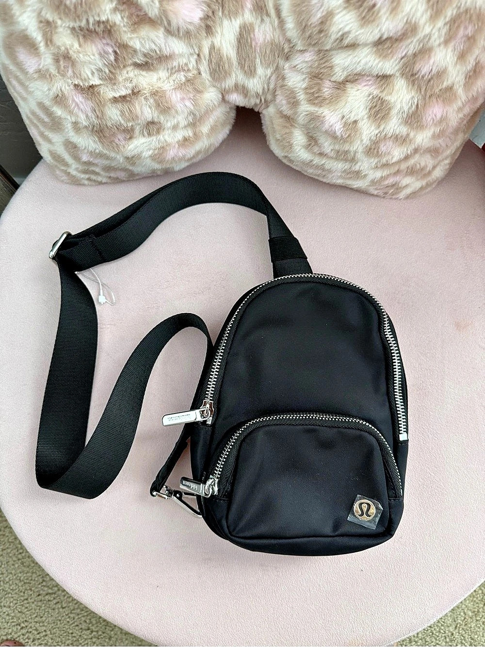 lululemon Black Crossbody Bag Like New